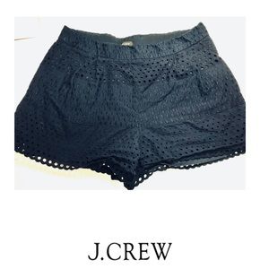 BEST OFFER Goes! Eyelet Navy Blue JCrew Shorts